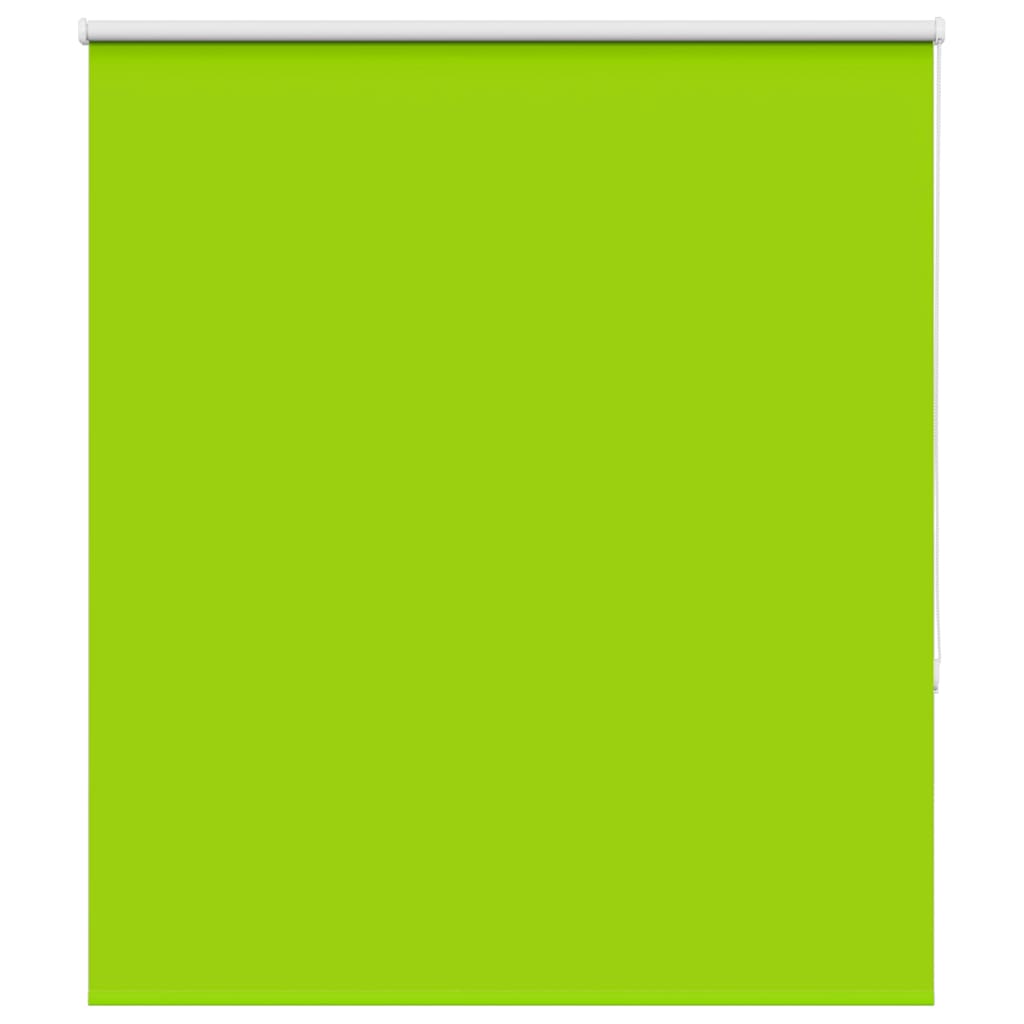 vidaXL Roller Blind Blackout Leaves Green 125x175 cm Fabric Width 121.6 cm Polyester