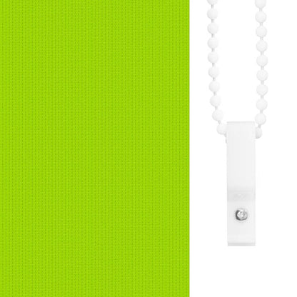 vidaXL Roller Blind Blackout Leaves Green 125x175 cm Fabric Width 121.6 cm Polyester
