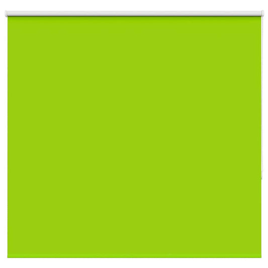 vidaXL Roller Blind Blackout Leaves Green 145x175 cm Fabric Width 141.6 cm Polyester