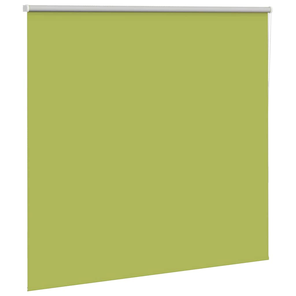 vidaXL Roller Blind Blackout Leaves Green 145x175 cm Width 141.6 cm