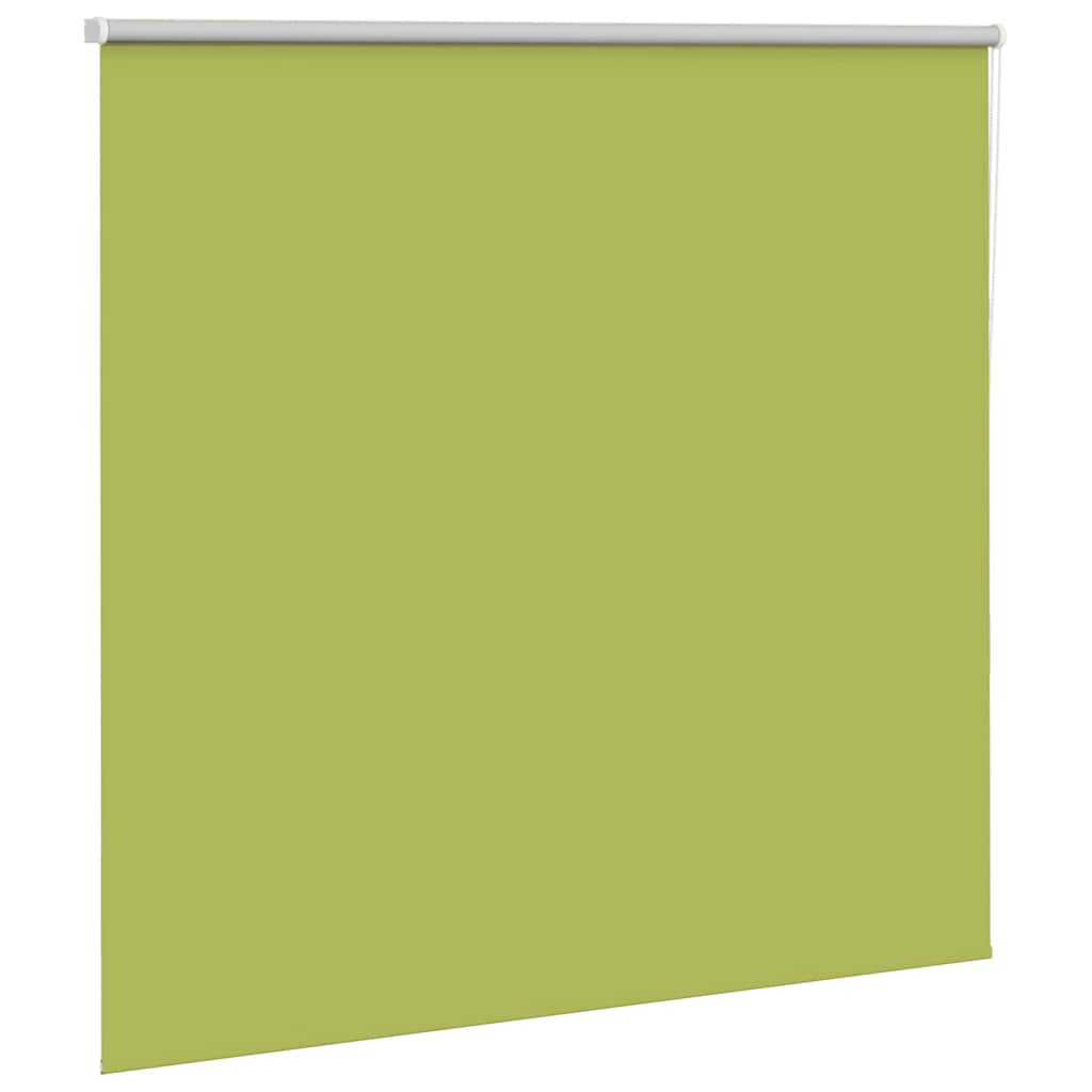 vidaXL Roller Blind Blackout Leaves Green 150x175 cm Width 146.6 cm