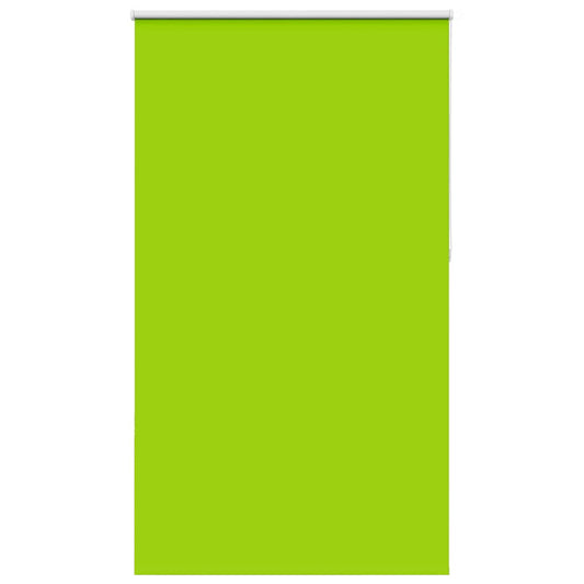 vidaXL Roller Blind Blackout Leaves Green 135x210 cm Fabric Width 131.6 cm Polyester