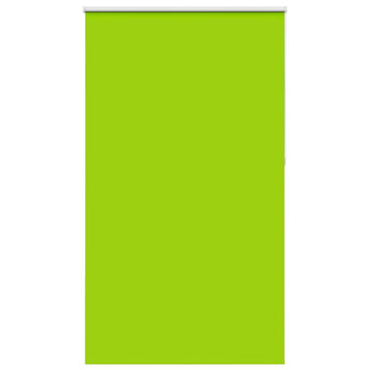 vidaXL Roller Blind Blackout Leaves Green 140x210 cm Fabric Width 136.6 cm Polyester