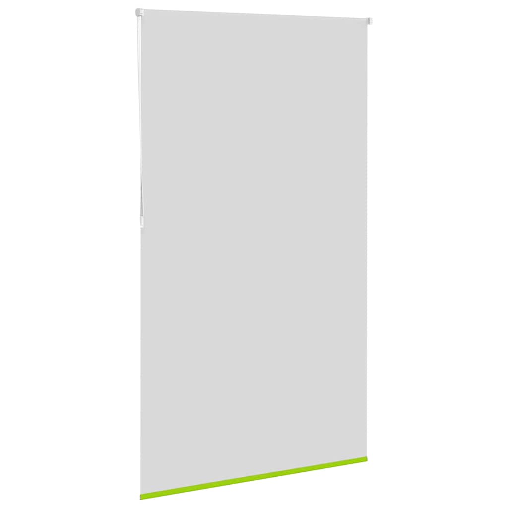 vidaXL Roller Blind Blackout Leaves Green 140x210 cm Fabric Width 136.6 cm Polyester