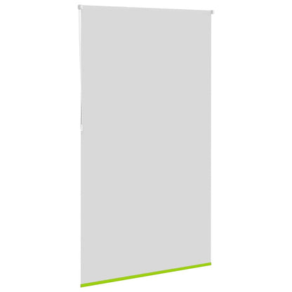 vidaXL Roller Blind Blackout Leaves Green 140x210 cm Fabric Width 136.6 cm Polyester