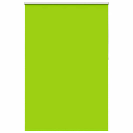 vidaXL Roller Blind Blackout Leaves Green 145x210 cm Fabric Width 141.6 cm Polyester