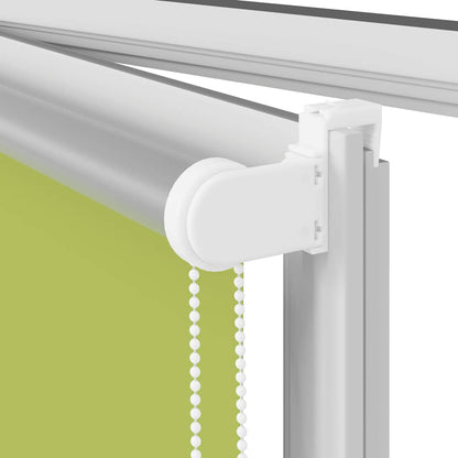vidaXL Roller Blind Blackout Leaves Green 145x210 cm Width 141.6 cm