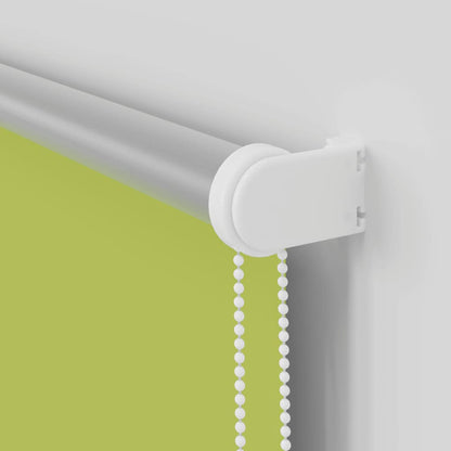 vidaXL Roller Blind Blackout Leaves Green 145x210 cm Width 141.6 cm