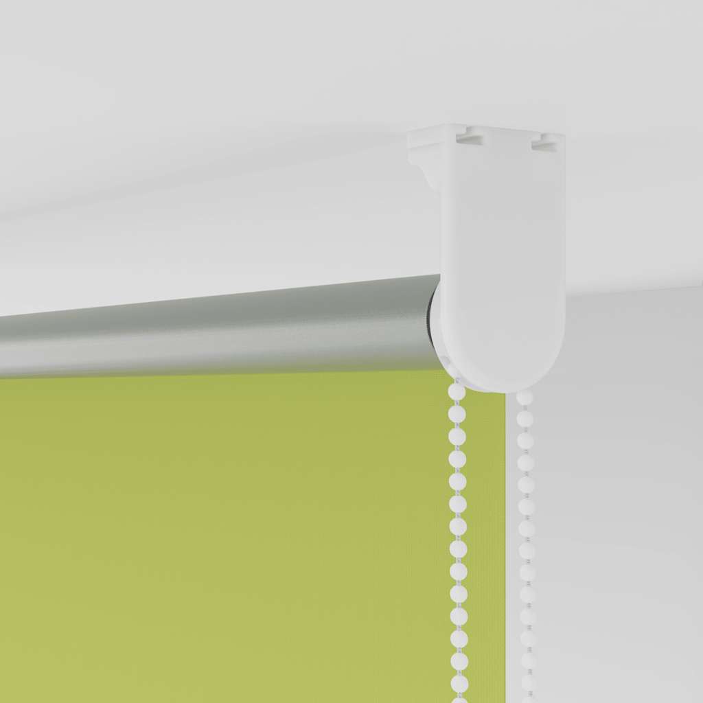 vidaXL Roller Blind Blackout Leaves Green 145x210 cm Width 141.6 cm