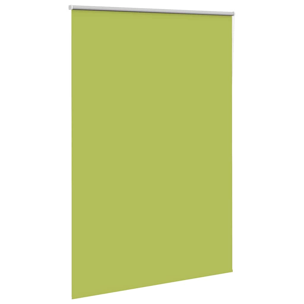 vidaXL Roller Blind Blackout Leaves Green 145x210 cm Width 141.6 cm