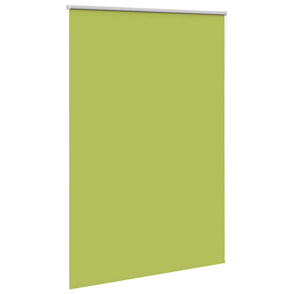 vidaXL Roller Blind Blackout Leaves Green 145x210 cm Width 141.6 cm