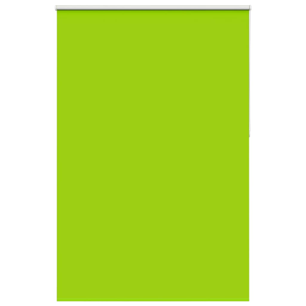 vidaXL Roller Blind Blackout Leaves Green 150x210 cm Fabric Width 146.6 cm Polyester