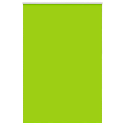 vidaXL Roller Blind Blackout Leaves Green 150x210 cm Fabric Width 146.6 cm Polyester