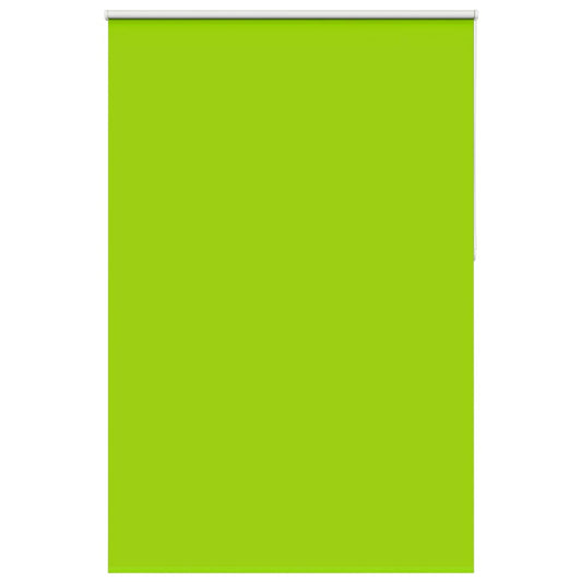 vidaXL Roller Blind Blackout Leaves Green 150x210 cm Fabric Width 146.6 cm Polyester
