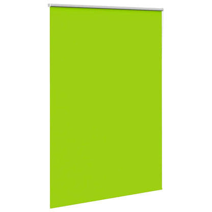 vidaXL Roller Blind Blackout Leaves Green 150x210 cm Fabric Width 146.6 cm Polyester