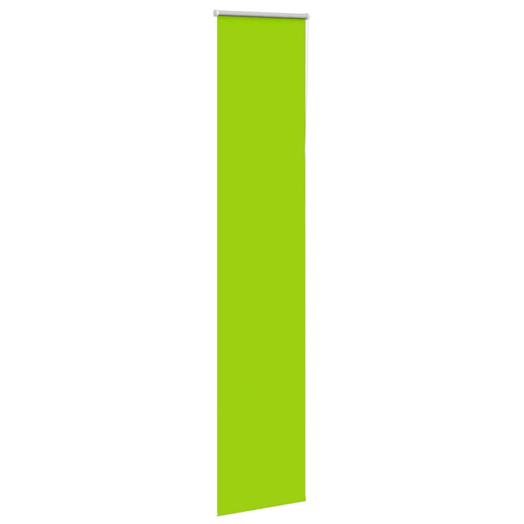 vidaXL Roller Blind Blackout Leaves Green 55x230 cm Fabric Width 50.7 cm Polyester