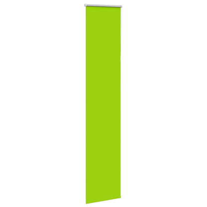 vidaXL Roller Blind Blackout Leaves Green 55x230 cm Fabric Width 50.7 cm Polyester
