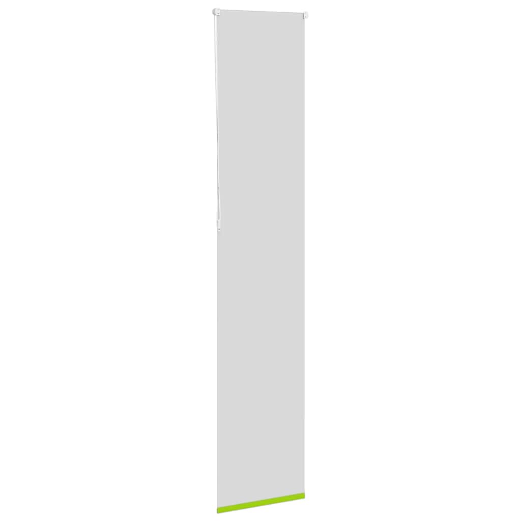 vidaXL Roller Blind Blackout Leaves Green 55x230 cm Fabric Width 50.7 cm Polyester