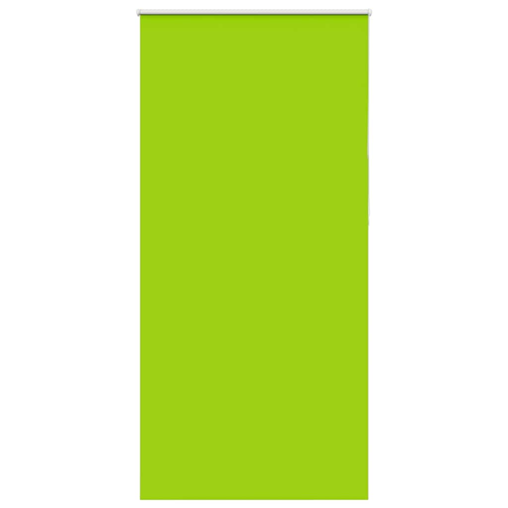 vidaXL Roller Blind Blackout Leaves Green 105x230 cm Fabric Width 100.7 cm Polyester