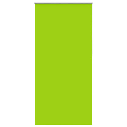 vidaXL Roller Blind Blackout Leaves Green 105x230 cm Fabric Width 100.7 cm Polyester