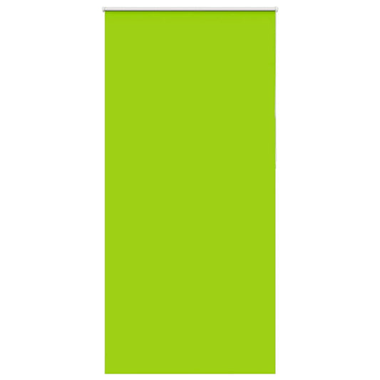 vidaXL Roller Blind Blackout Leaves Green 105x230 cm Fabric Width 100.7 cm Polyester