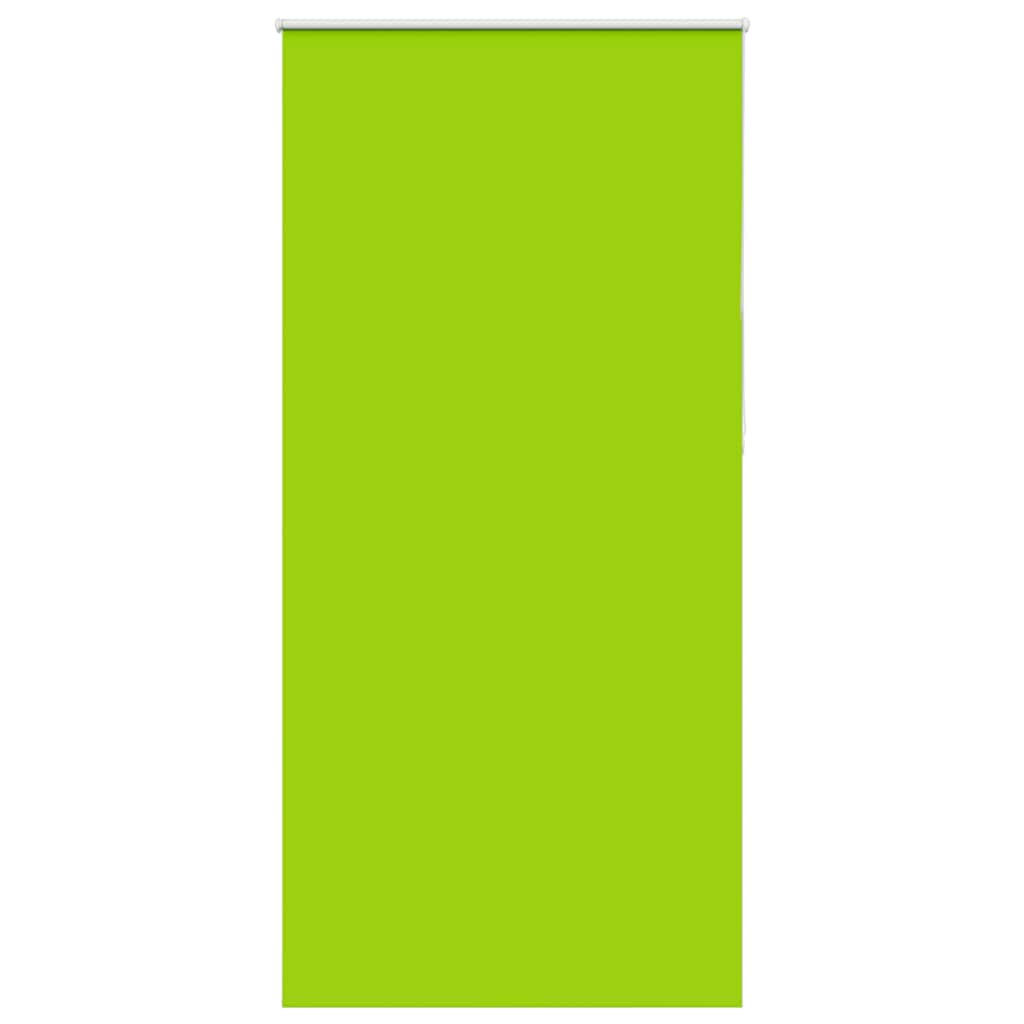 vidaXL Roller Blind Blackout Leaves Green 110x230 cm Fabric Width 105.7 cm Polyester