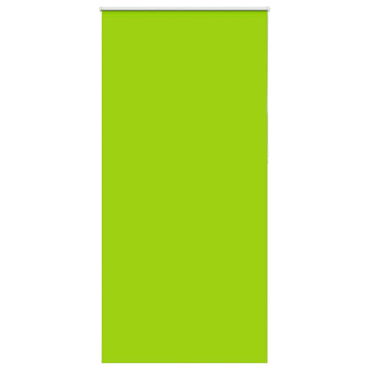 vidaXL Roller Blind Blackout Leaves Green 110x230 cm Fabric Width 105.7 cm Polyester