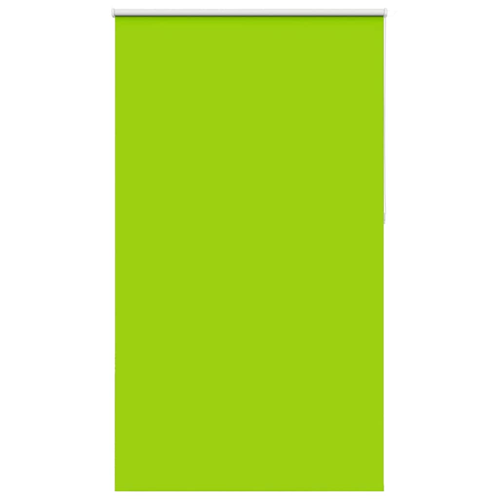 vidaXL Roller Blind Blackout Leaves Green 125x230 cm Fabric Width 121.6 cm Polyester