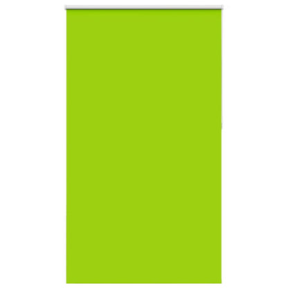 vidaXL Roller Blind Blackout Leaves Green 125x230 cm Fabric Width 121.6 cm Polyester