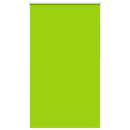 vidaXL Roller Blind Blackout Leaves Green 135x230 cm Fabric Width 131.6 cm Polyester