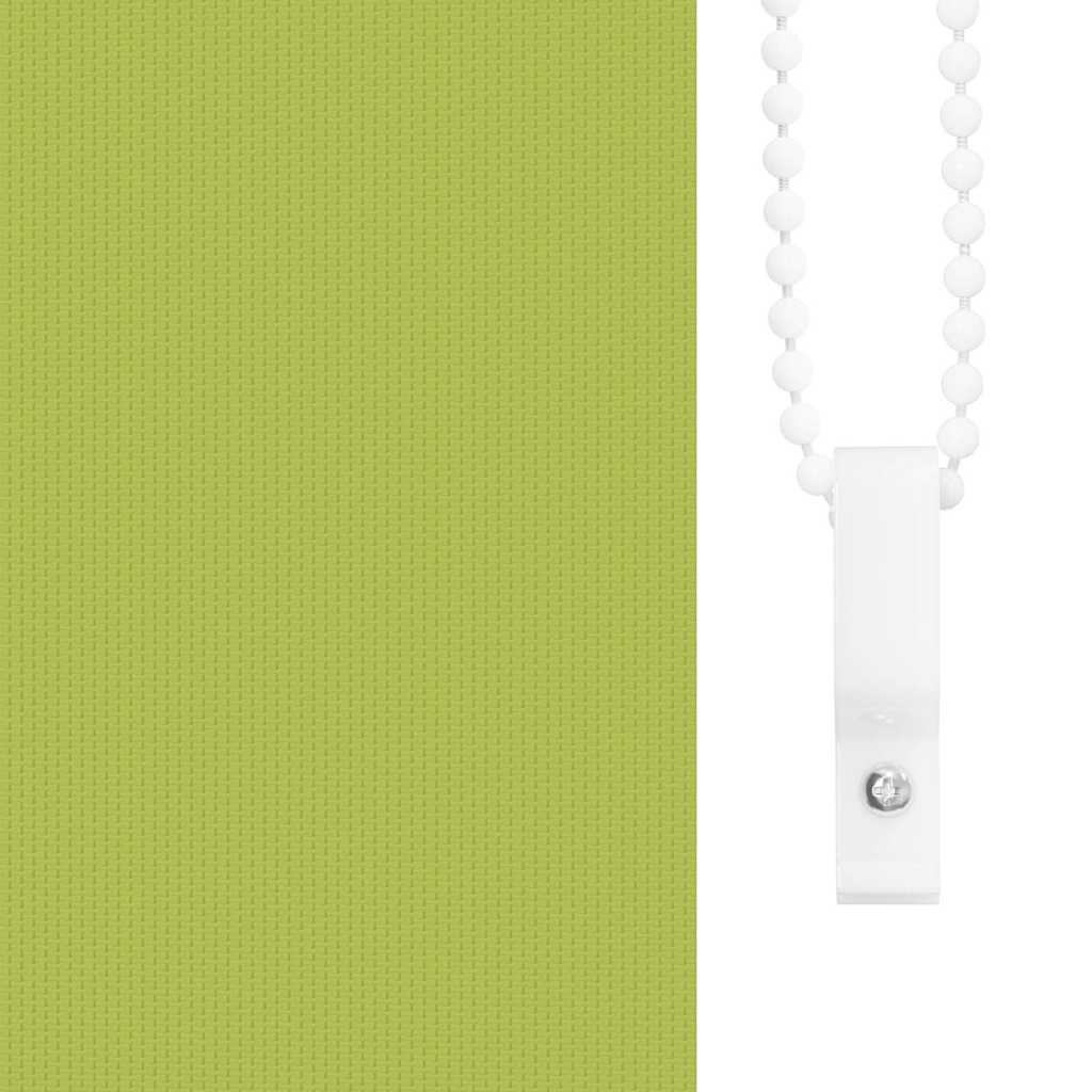 vidaXL Roller Blind Blackout Leaves Green 135x230 cm Fabric Width 131.6 cm Polyester