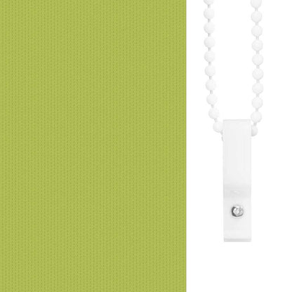 vidaXL Roller Blind Blackout Leaves Green 135x230 cm Fabric Width 131.6 cm Polyester