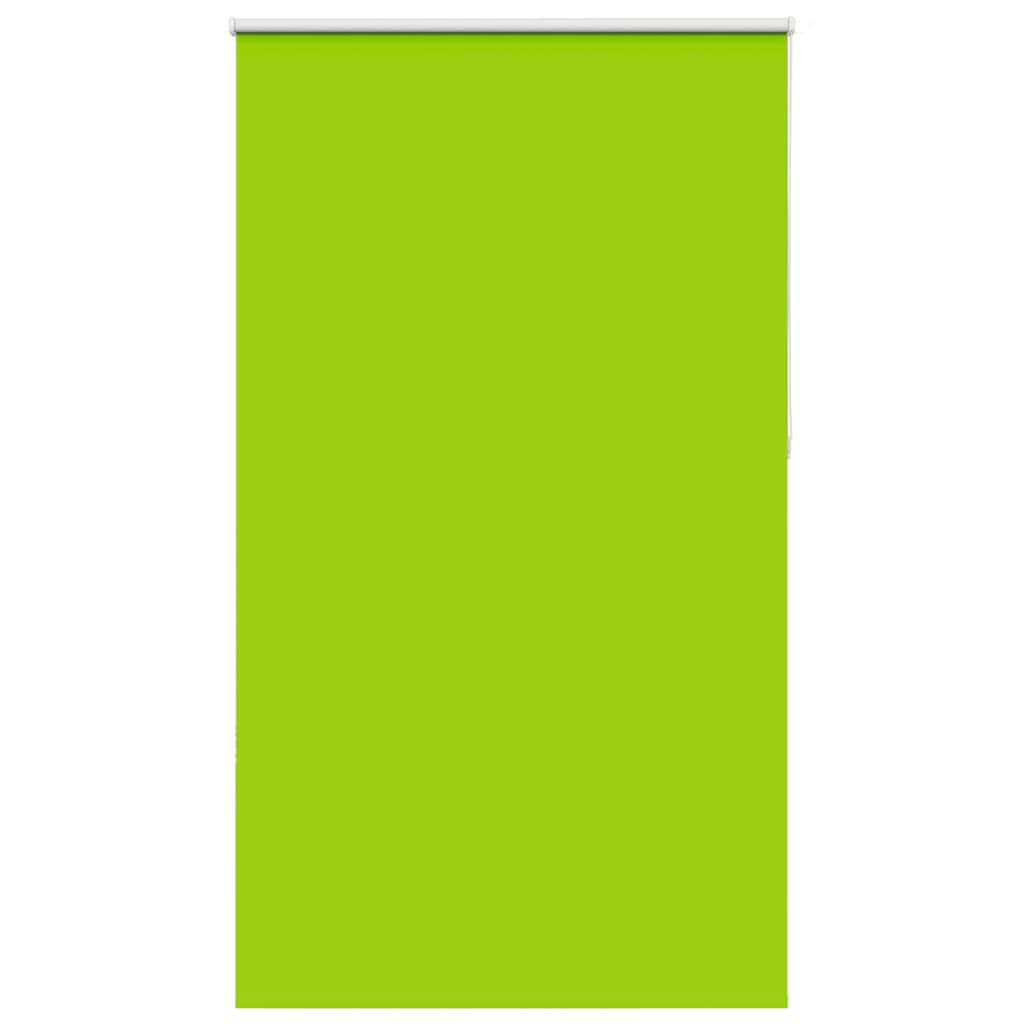 vidaXL Roller Blind Blackout Leaves Green 140x230 cm Fabric Width 136.6 cm Polyester