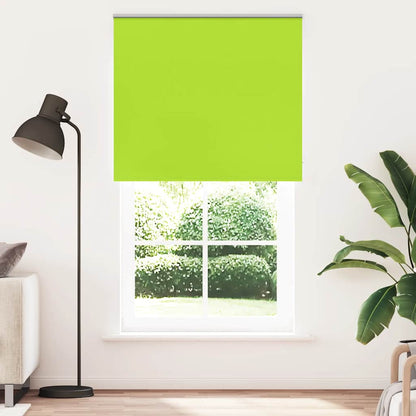 vidaXL Roller Blind Blackout Leaves Green 140x230 cm Fabric Width 136.6 cm Polyester