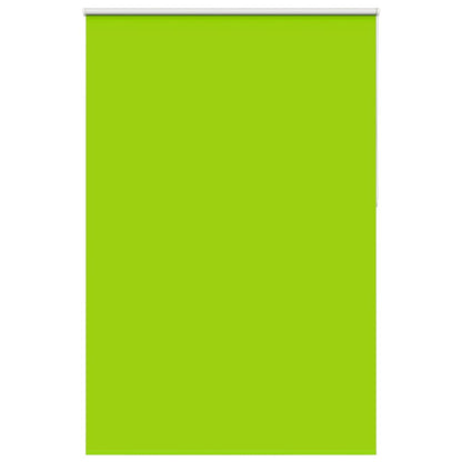vidaXL Roller Blind Blackout Leaves Green 145x230 cm Fabric Width 141.6 cm Polyester
