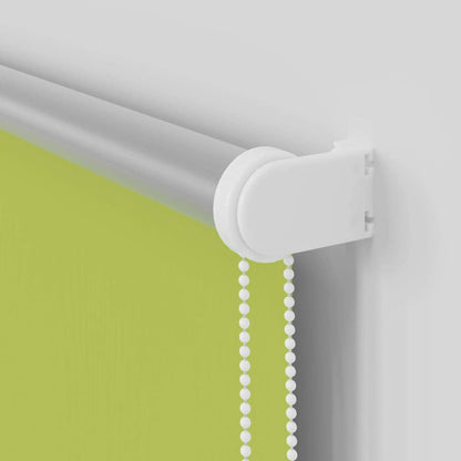 vidaXL Roller Blind Blackout Leaves Green 145x230 cm Width 141.6 cm