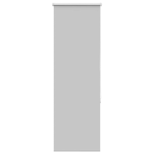 vidaXL Roller Blind Blackout Light Grey 55x130 cm Fabric Width 50.7 cm