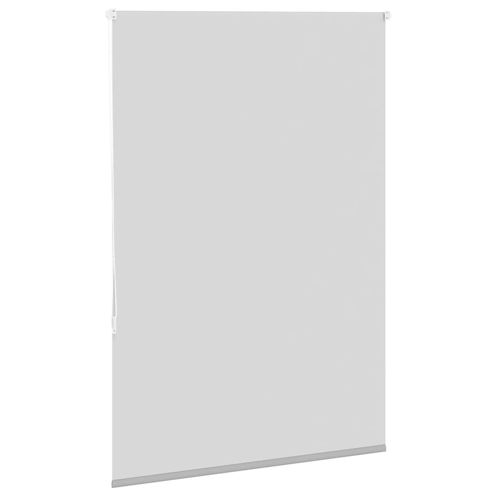 vidaXL Roller Blind Blackout Light Grey 100x130 cm Fabric Width 95.7 cm Polyester