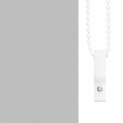 vidaXL Roller Blind Blackout Light Grey 120x130 cm Fabric Width 116.6 cm Polyester