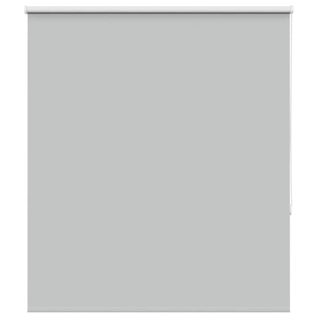 vidaXL Roller Blind Blackout Light Grey 125x130 cm Fabric Width 121.6 cm Polyester