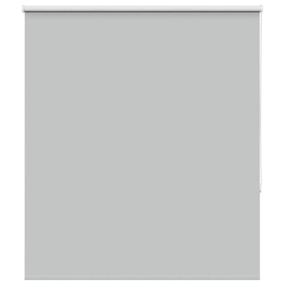 vidaXL Roller Blind Blackout Light Grey 125x130 cm Fabric Width 121.6 cm Polyester