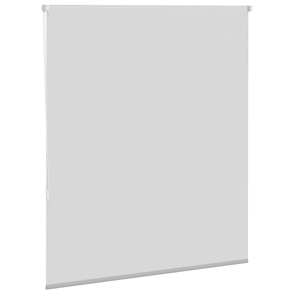 vidaXL Roller Blind Blackout Light Grey 125x130 cm Fabric Width 121.6 cm Polyester