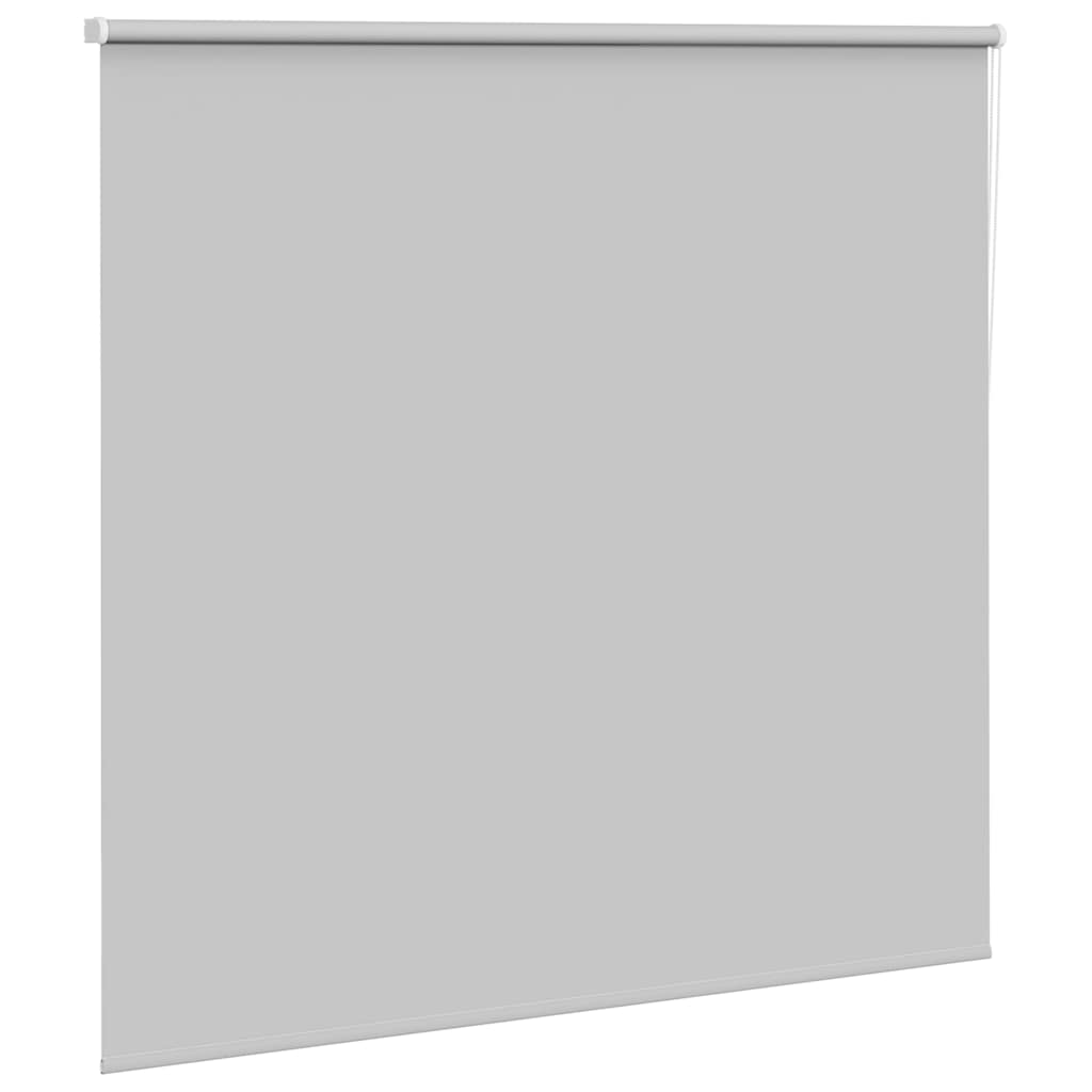 vidaXL Roller Blind Blackout Light Grey 160x130cm Fabric Width 156.6cm