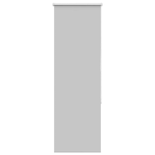 vidaXL Roller Blind Blackout Light Grey 40x150 cm Fabric Width 35,7 cm Polyester