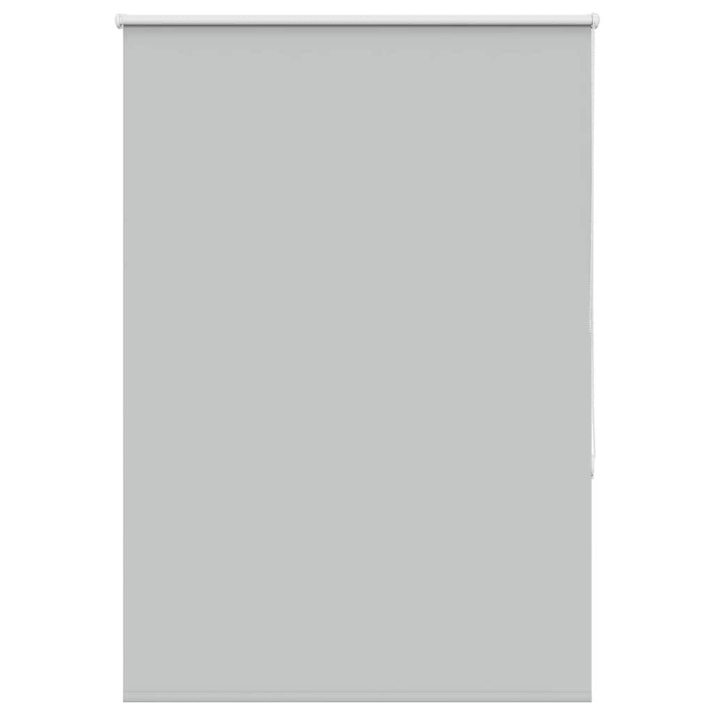 vidaXL Roller Blind Blackout Light Grey 90x150 cm Fabric Width 85.7 cm Polyester