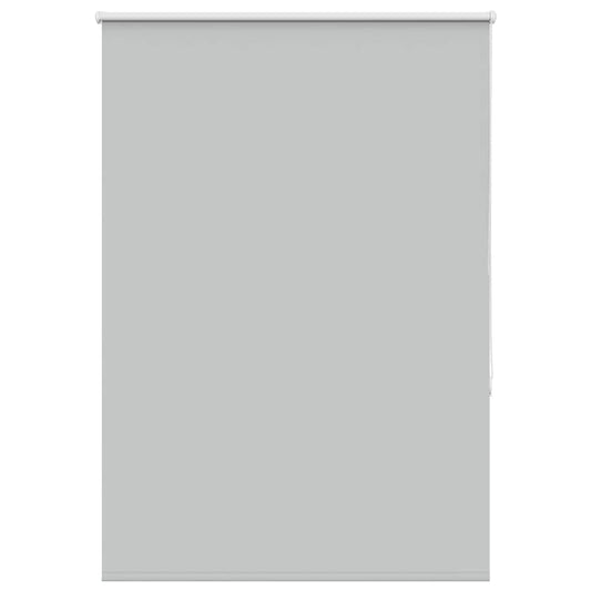 vidaXL Roller Blind Blackout Light Grey 90x150 cm Fabric Width 85.7 cm Polyester