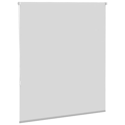 vidaXL Roller Blind Blackout Light Grey 130x150cm Fabric Width 126.6cm