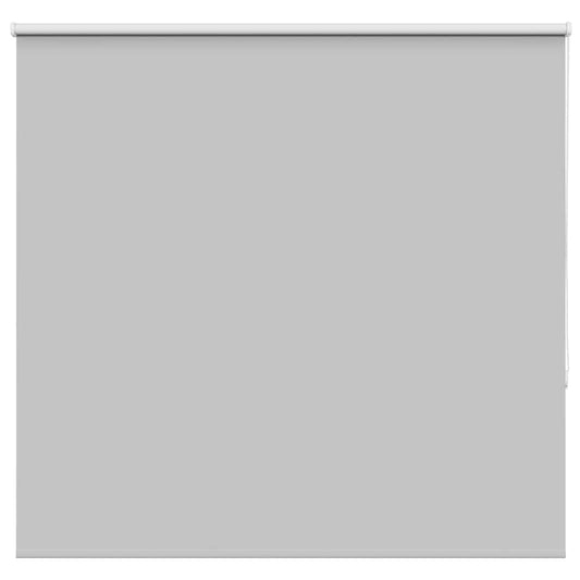 vidaXL Roller Blind Blackout Light Grey 150x150cm Fabric Width 146.6cm