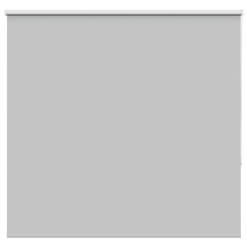 vidaXL Roller Blind Blackout Light Grey 155x150 cm Fabric Width 151.6 cm Polyester
