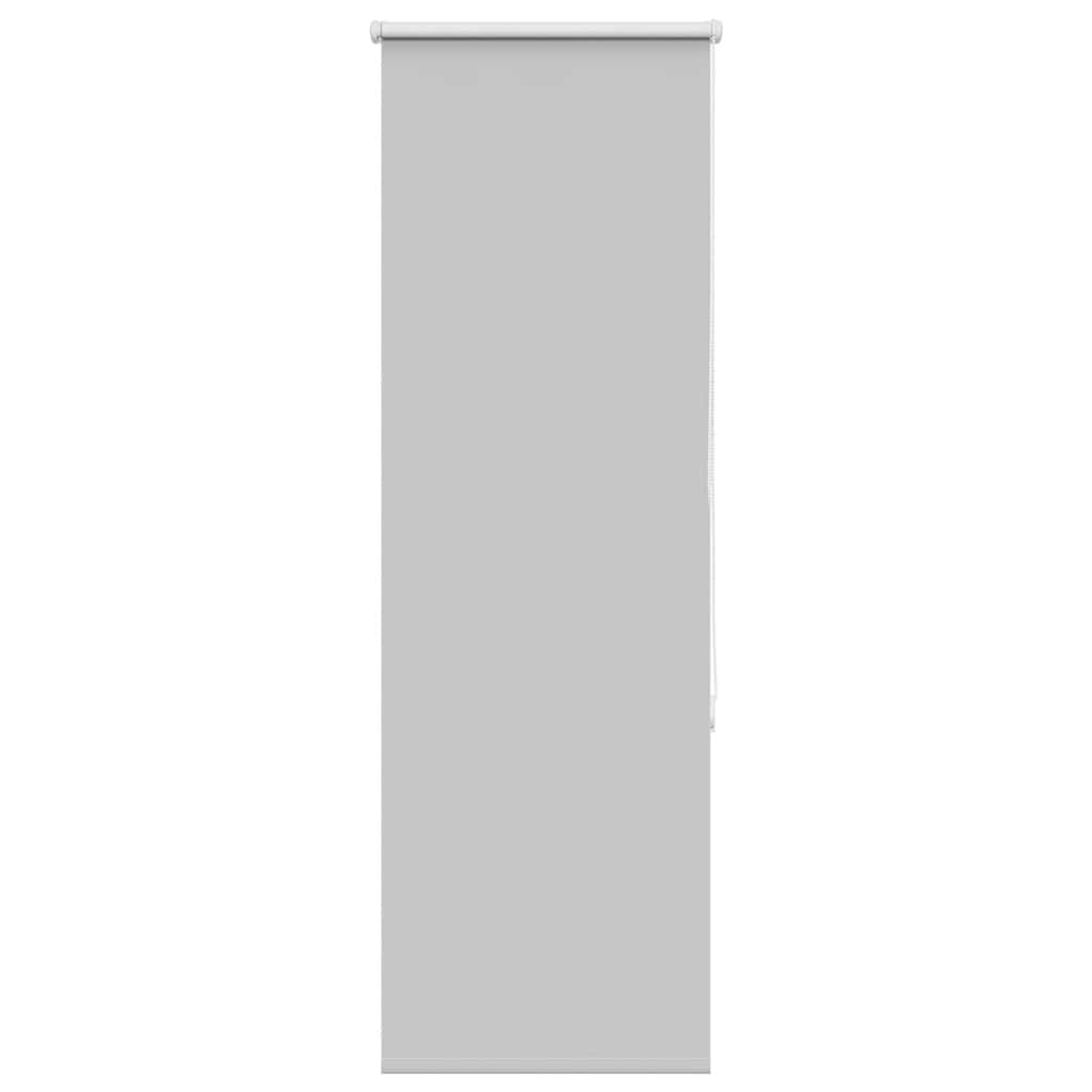 vidaXL Roller Blind Blackout Light Grey 40x175 cm Fabric Width 35.7 cm